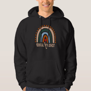 Dental Hygienist Rainbow Appreciation Essential Wo Hoodie