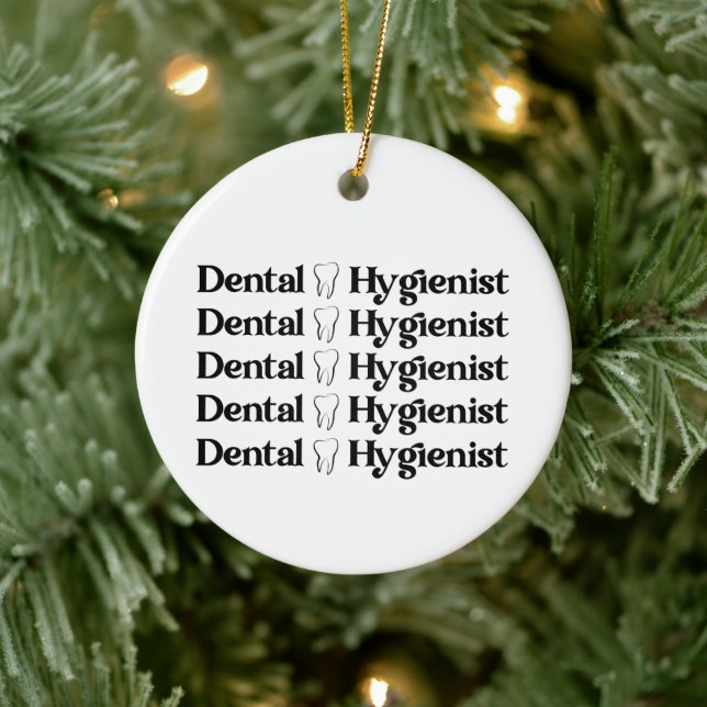 Dental Hygienist | RDH Dentist Dental gifts Ceramic Ornament (Tree)