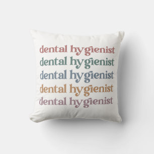 Dental Hygienist Retro   RDH Dentist Dental gifts Cushion