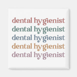 Dental Hygienist Retro   RDH Dentist Dental gifts Magnet