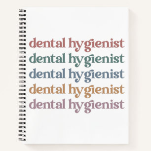 Dental Hygienist Retro   RDH Dentist Dental gifts Notebook