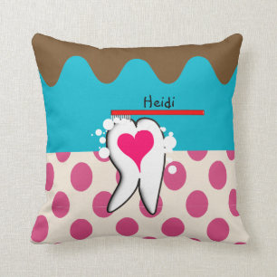 Dental Hygienist Tooth Pillow Customisable III