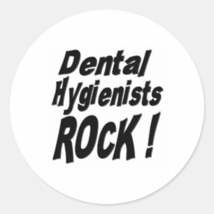 Dental Hygienists Rock! Sticker