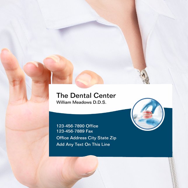 Dental Implants And Dentures Business Card (Creator Uploaded)