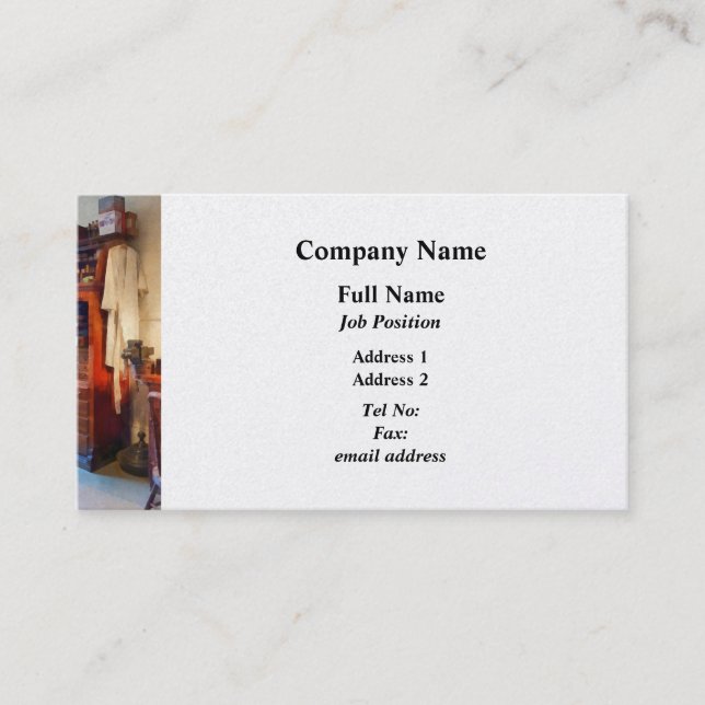 Dental Lab WithLab Coat Business Card (Front)