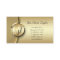 Dental Molar Business Card Gold Metal
