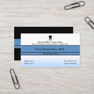 dental office business card
