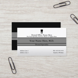 dental office business card