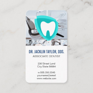 Dental Office Chair Dentistry Health Care Business Card