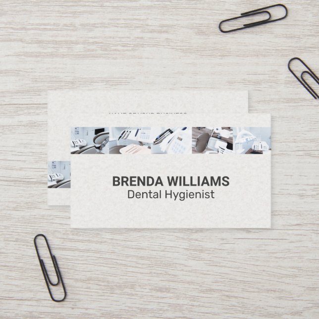 Dental Office | Dentist  Business Card (Front/Back In Situ)