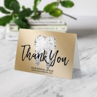 Dental Office Dentist Modern Gold Thank You