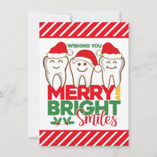 Dental Office Flat Holiday Card