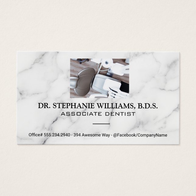 Dental Office | Marble Background (Front)