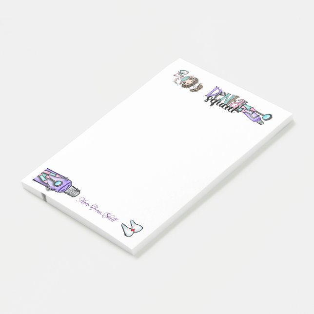 Dental Office Post It Note Pad (Angled)
