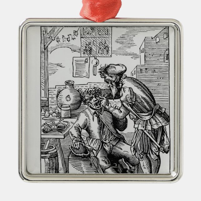 Dental Operator Metal Tree Decoration (Front)