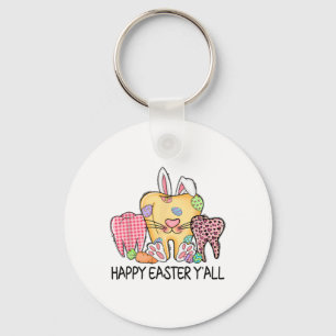 Dental Oral Hygienist Rdh Happy Easter Yall Dental Key Ring