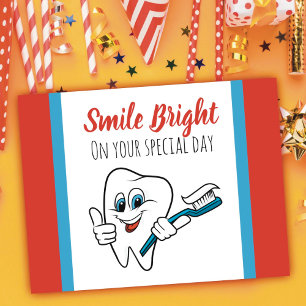 Dental Patient Birthday Postcard