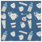 Dental Pattern - Dark Blue