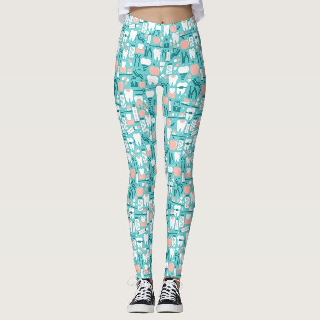 Dental Pattern Leggings (Front)