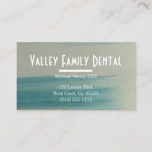 Dental Practice — Santa Fe Turquoise Business Card
