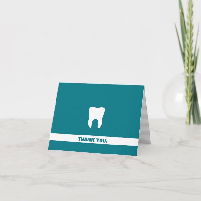 Dental Professional Custom Thank You Molar Card (Front)