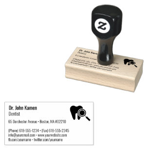 Dental   Professional Rubber Stamp