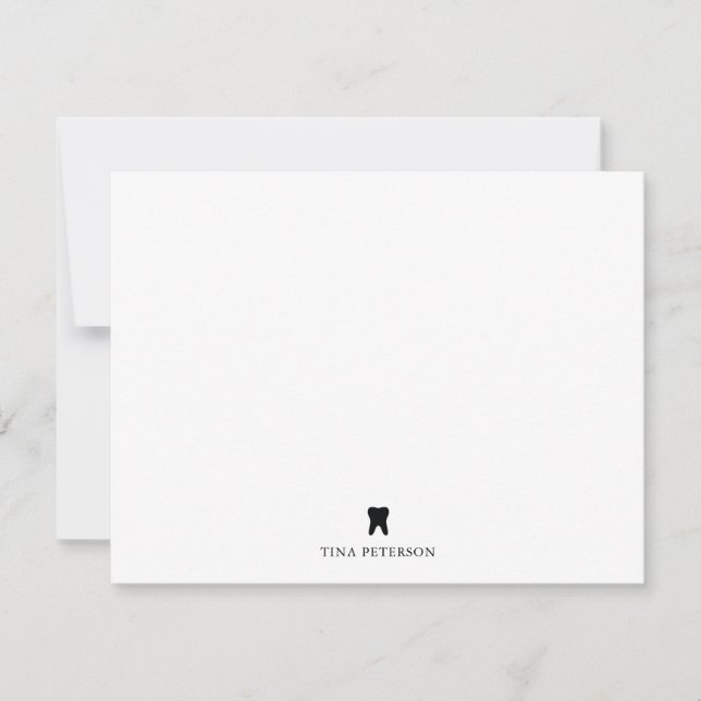 Dental School Graduation Gift - Personalised Card (Front)