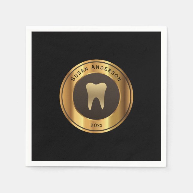 Dental School Graduation Napkins (Front)