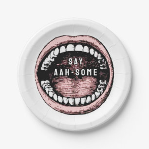 Dental School Graduation Party Paper Dinner Napkin Plate
