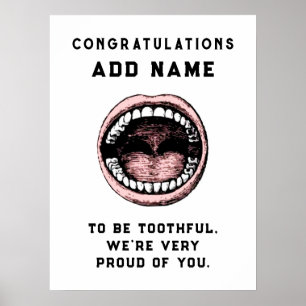 Dental School Graduation Poster