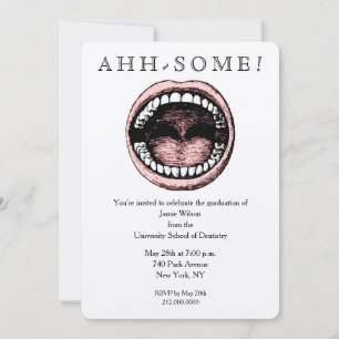 Dental School Party Invitation
