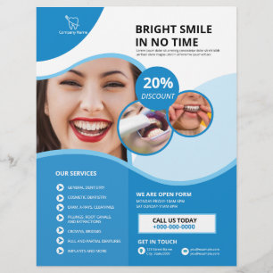 Dental Service Flyer Template