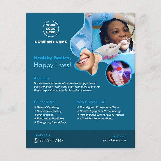 Dental Services Custom Flyer (Front)