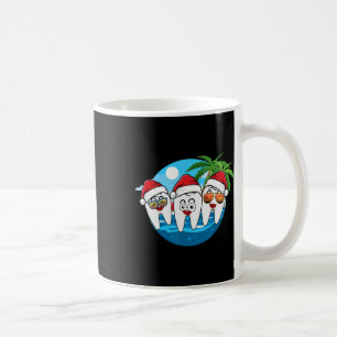 Dental Squad Christmas In July Tropical Beach Summ Coffee Mug