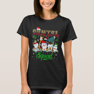 Dental Squad Christmas Santa Reindeer Elf Dental T T-Shirt