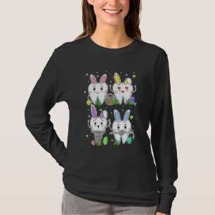 Dental Squad Dental Life Cute Bunny Funny Tooth Ea T-Shirt