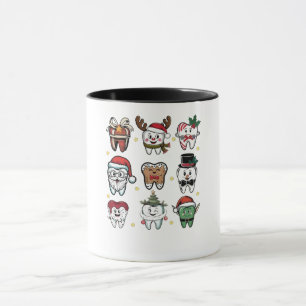 Dental Squad Dentist Christmas Holiday Xmas Mug