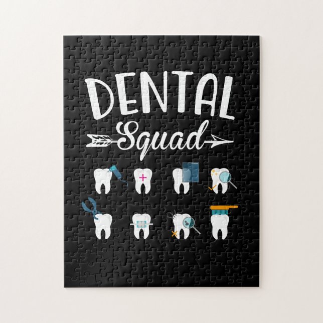 Dental Squad Dentist Dental Student Jigsaw Puzzle (Vertical)