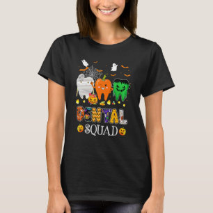 Dental Squad Dentist Halloween Costume Spooky Pump T-Shirt