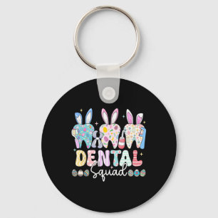 Dental Squad Easter Day Funny Teeth Dental Istant Key Ring