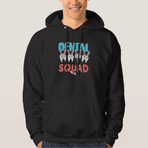 Dental Squad Easter Teeth Bunny Dentist Assistant  Hoodie