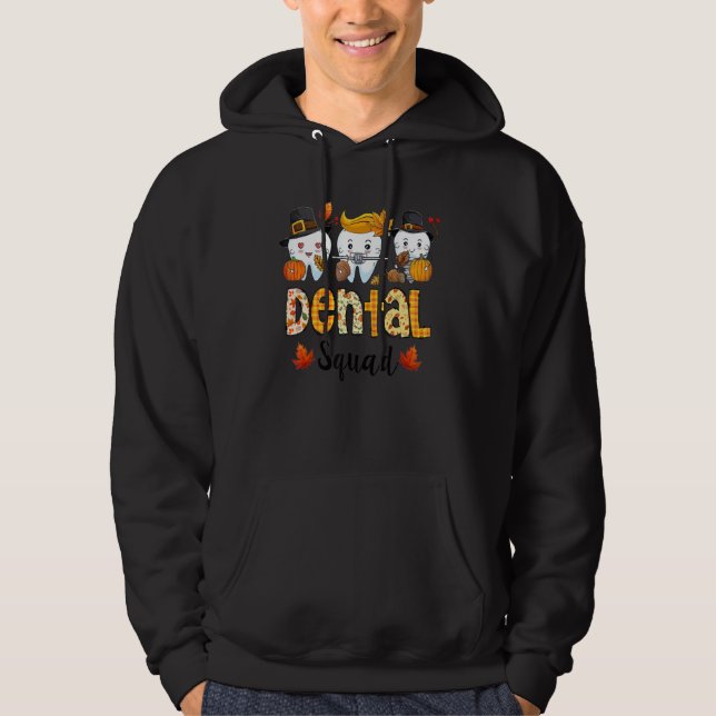 Dental Squad Halloween Costume  Trick Or Treat Den Hoodie (Front)