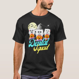 Dental Squad Halloween Dentist Costume Teeth Crew  T-Shirt