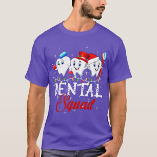 Dental Squad Teeth Dentist Asst Christmas Xmas Men T-Shirt