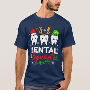 Dental Squad Teeth Dentist Asst Christmas Xmas Men T-Shirt
