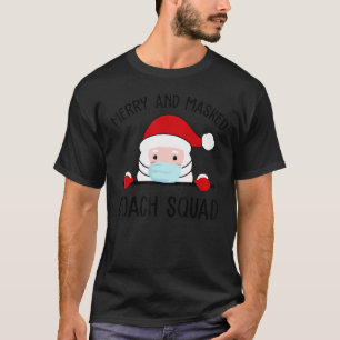 Dental Squad Teeth In Mask Christmas Quarantine De T-Shirt