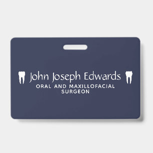 Dental Staff Badge ID Badge