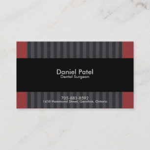 Dental Surgeon Business Card - Professional