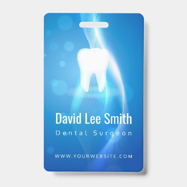 Dental Surgeon / Dentist ID Badge (Front)