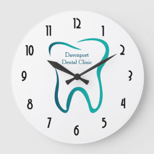 Dental Tooth Dentistry Clinic Image Large Clock